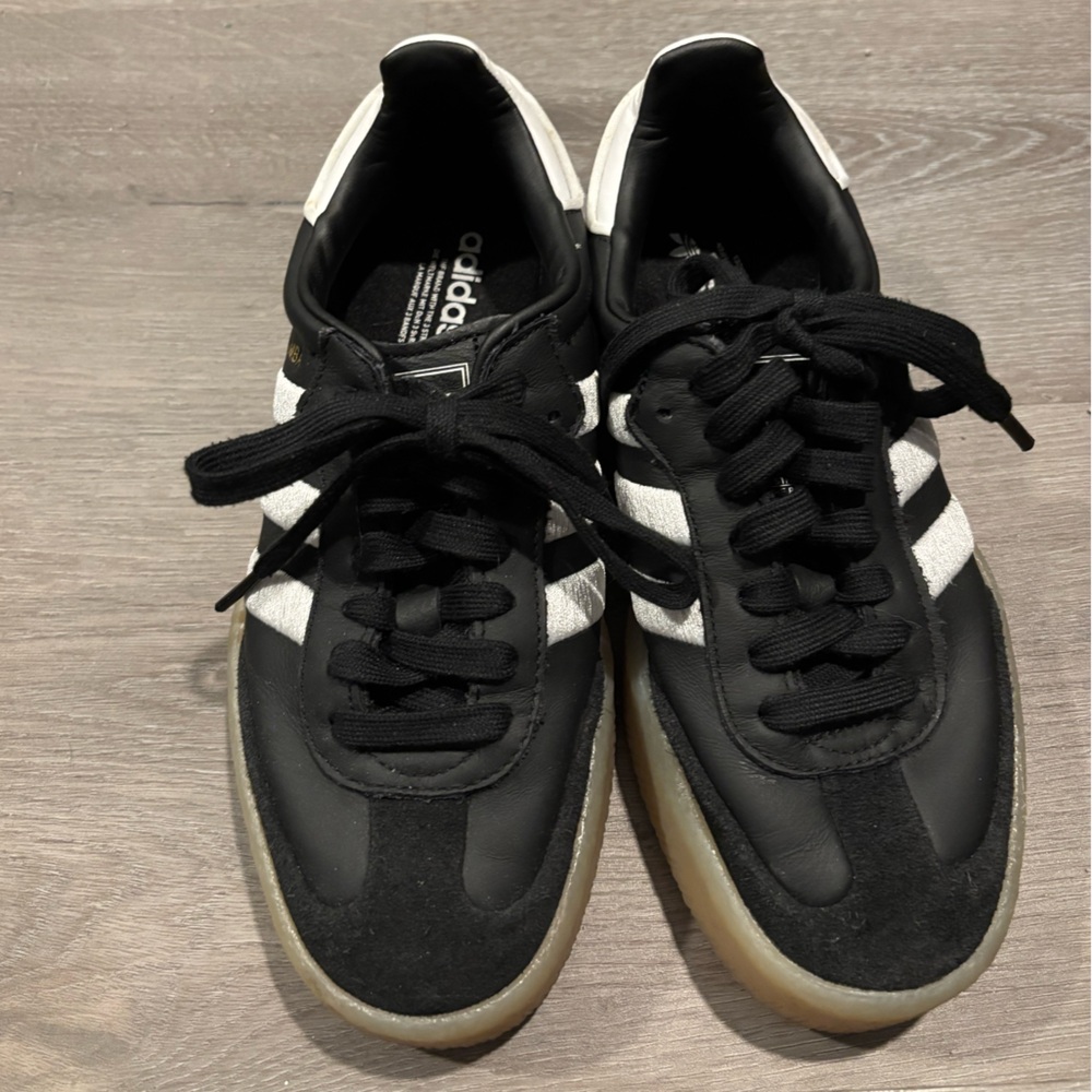 Adidas Black & White Samba Sneakers